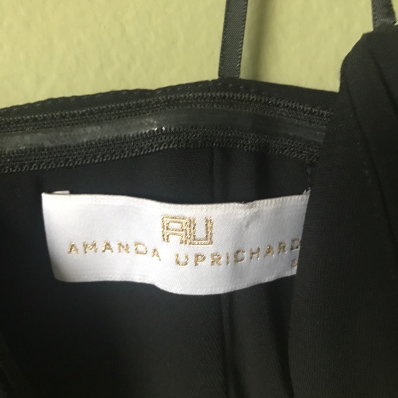 Amanda Uprichard women’s Sweetheart Neck Black Romper Size 4 - Picture 11 of 11